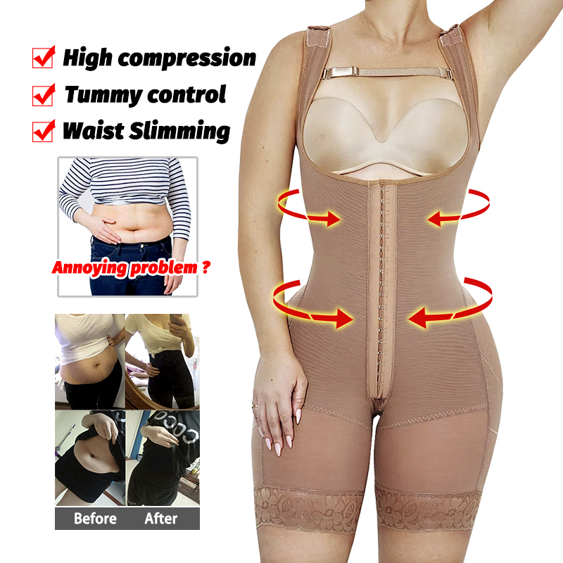 Colombian Girdles Fajas Shapew - Shapewear Bodysuit Firm ulasan dan harga
