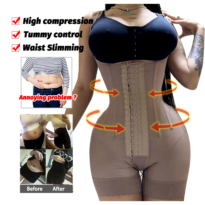 Fajas Colombian Girdles Post L - Shapewear Bodysuit Firm ulasan dan harga